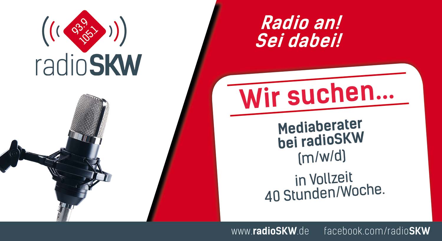 radioSKW Mediaberater gesucht