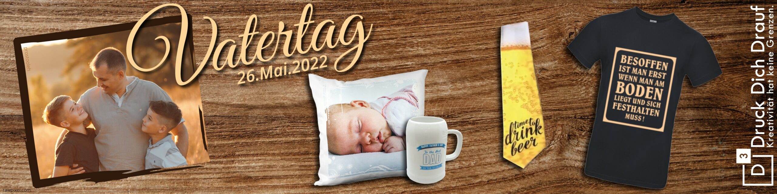 Druck dich drauf - Geschenke mit Foto